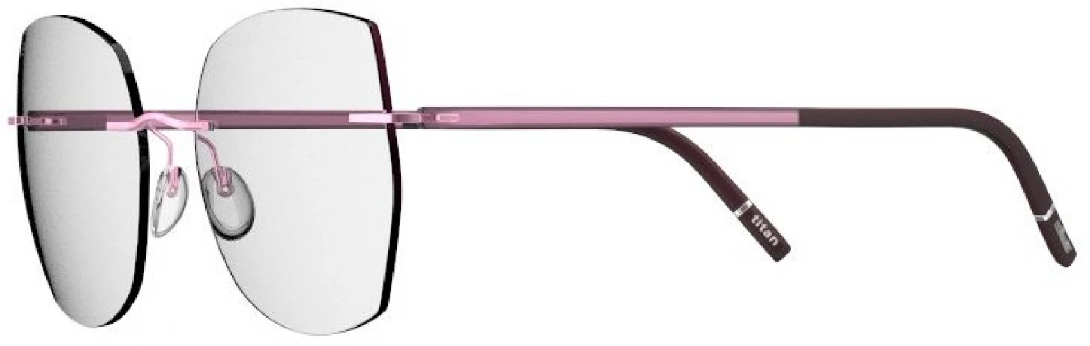 Silhouette The Wave Color Groove Demo Rimless 5567 Eyeglasses - Image 54