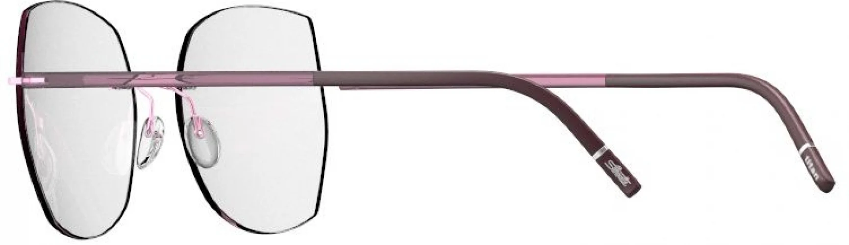 Silhouette The Wave Color Groove Demo Rimless 5567 Eyeglasses - Image 56