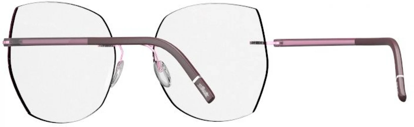 Silhouette The Wave Color Groove Demo Rimless 5567 Eyeglasses - Image 57