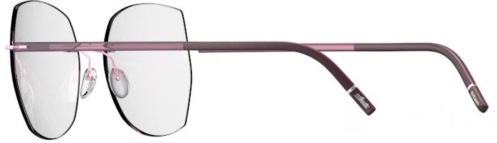 Silhouette The Wave Color Groove Demo Rimless 5567 Eyeglasses - Image 72
