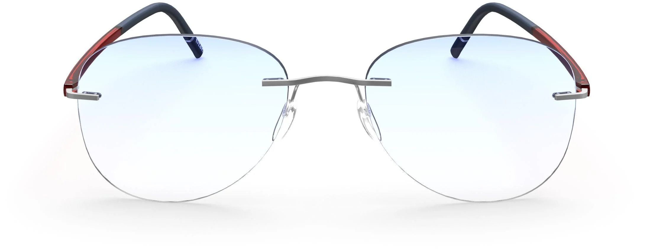 Silhouette The Wave Color Groove Demo Rimless 5567 Eyeglasses - Image 95