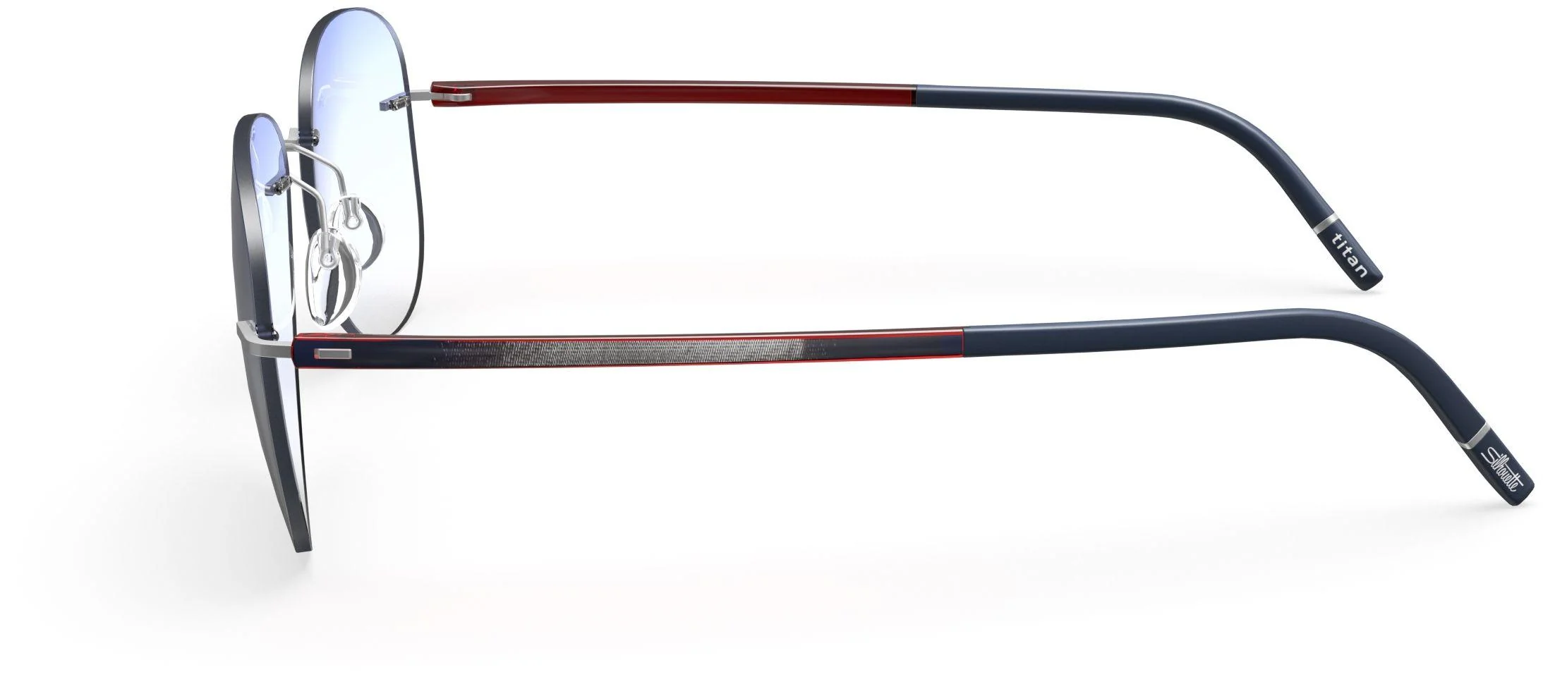 Silhouette The Wave Color Groove Demo Rimless 5567 Eyeglasses - Image 98