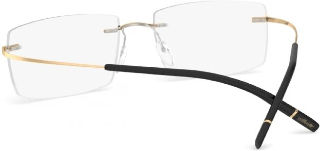 Silhouette TMA The Icon Gold Edition Demo Rimless 5539 Eyeglasses - Image 10