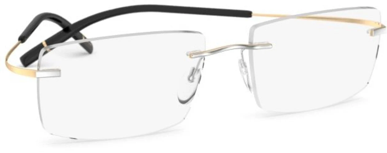 Silhouette TMA The Icon Gold Edition Demo Rimless 5539 Eyeglasses - Image 4