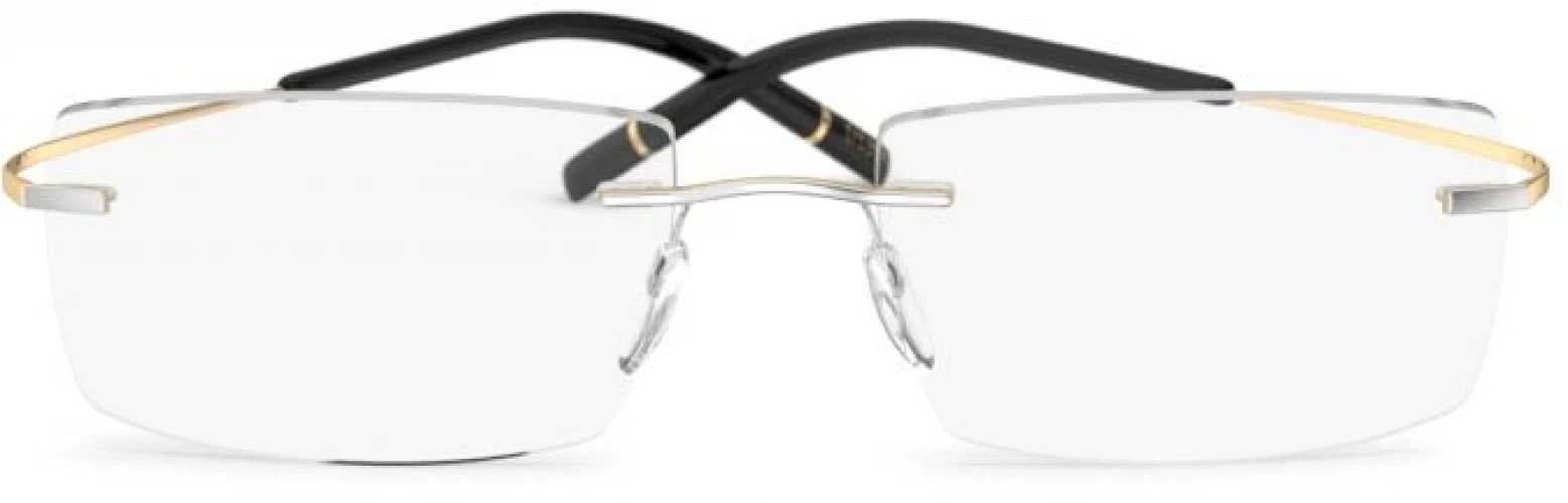 Silhouette TMA The Icon Gold Edition Demo Rimless 5539 Eyeglasses - Image 5